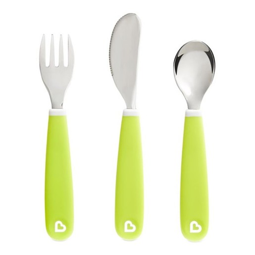 Munchkin Splash Toddler Cutlery Set 18m+, 1 Τεμάχιο - Λαχανί