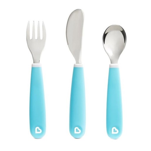Munchkin Splash Toddler Cutlery Set 18m+, 1 Τεμάχιο - Γαλάζιο