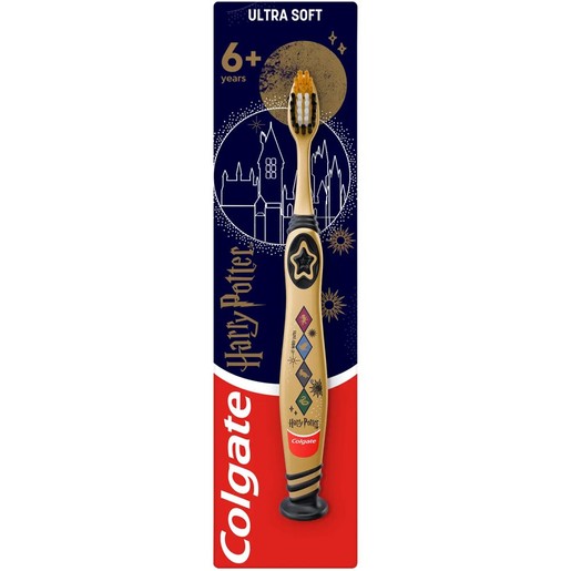 Colgate Kids Harry Potter 6+ Years Ultra Soft Toothbrush 1 Τεμάχιο - Χρυσό Μαύρο 1