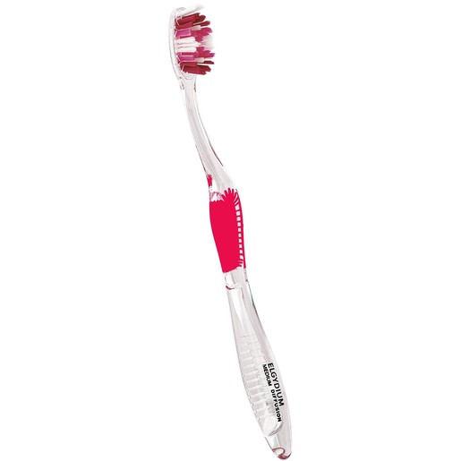 Elgydium Diffusion Soft Toothbrush Κόκκινο 1 Τεμάχιο