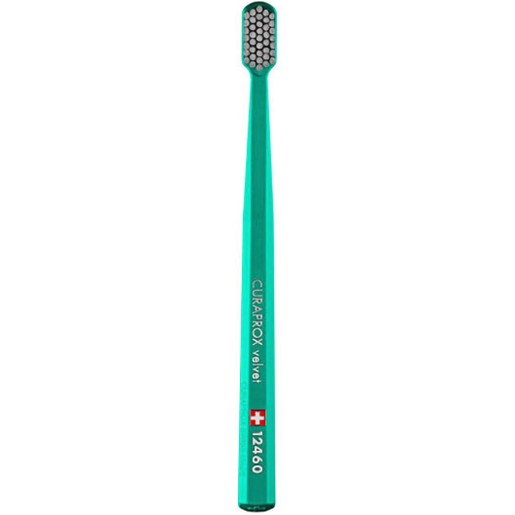 Curaprox CS 12460 Velvet Toothbrush 1 Τεμάχιο - Πράσινο / Γκρι
