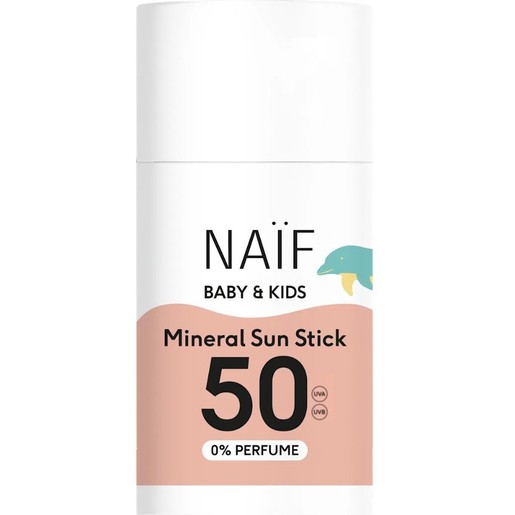 Naif Baby & Kids 0% Perfume Mineral Sun Stick Spf50, 36g