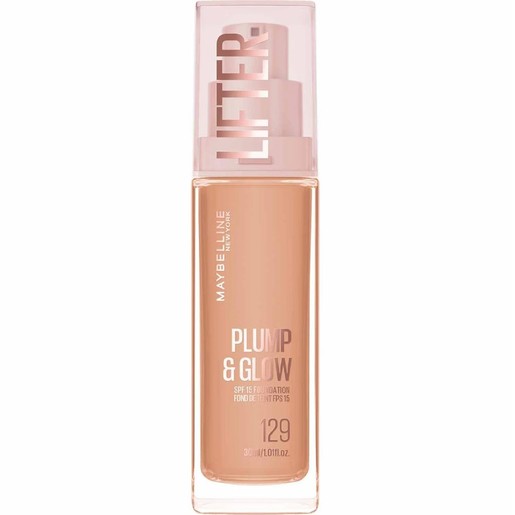 Maybelline Lifter Plump & Glow Spf15 Foundation 30ml - 129