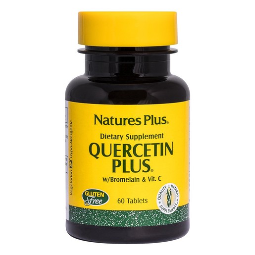 Natures Plus Quercetin Plus W / Vit C Bromelain Συμπλήρωμα Κουερσετίνης 60tabs Natures Plus Quercetin Plus W / Vit C Bromelain Συμπλήρωμα Κουερσετίνης 60tabs