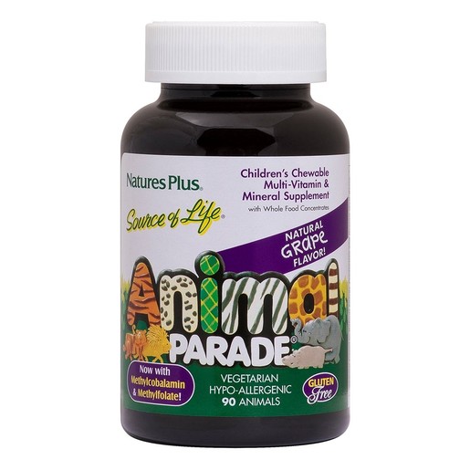 Natures Plus Animal Parade Grape το Πληρέστερο Συμπλήρωμα για Παιδιά 90tabs Natures Plus Animal Parade Grape το Πληρέστερο Συμπλήρωμα για Παιδιά 90tabs