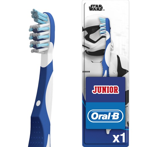 Oral-B Junior Star Wars Soft Παιδική Χειροκίνητη Μαλακή Οδοντόβουρτσα από 6-12 Ετών Oral-B Junior Star Wars Soft Παιδική Χειροκίνητη Μαλακή Οδοντόβουρτσα από 6-12 Ετών