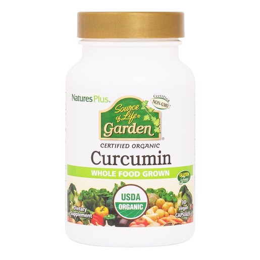 Natures Plus Certified Organic Garden Curcumin Συμπλήρωμα Διατροφής με Οργανική Κουρκουµίνη Μέγιστης Απορρόφησης 400mg 30caps Natures Plus Certified Organic Garden Curcumin Συμπλήρωμα Διατροφής με Οργανική Κουρκουµίνη Μέγιστης Απορρόφησης 400mg 30caps