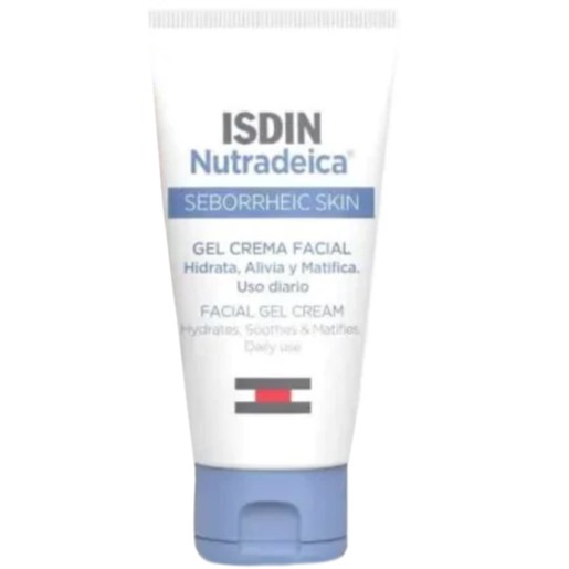 Isdin Seborrheic Skin Hydrates, Soothes & Mattifes Facial Gel Cream 50ml