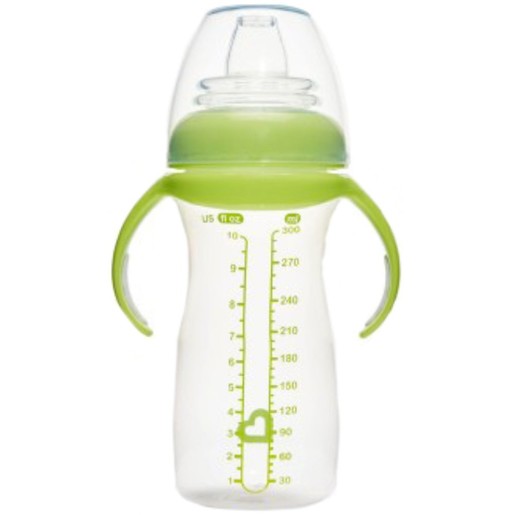 Munchkin Gentle Transition Baby\'s First Sippy Spill-Proof Antifuite Cup 6m+, 300ml - Green
