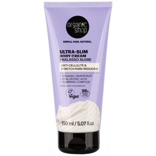 Organic Shop Thalasso Algae Anti-Cellulite & Stretch Mark Reducing Ultra-Slim Βody Cream 150ml