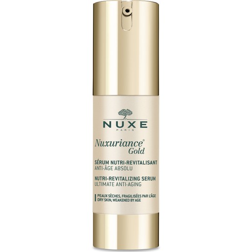 Nuxe Nuxuriance Gold Nutri-Revitalizing Serum Ορός Απόλυτης Αντιγήρανσης για την Ξηρή, Ευαίσθητη Επιδερμίδα 30ml Nuxe Nuxuriance Gold Nutri-Revitalizing Serum Ορός Απόλυτης Αντιγήρανσης για την Ξηρή, Ευαίσθητη Επιδερμίδα 30ml