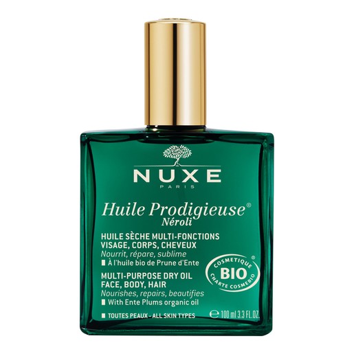 Nuxe Huile Prodigieuse Neroli Multi-Purpose Dry Oil for Face, Body & Hair 100ml Nuxe Huile Prodigieuse Neroli Multi-Purpose Dry Oil for Face, Body & Hair 100ml