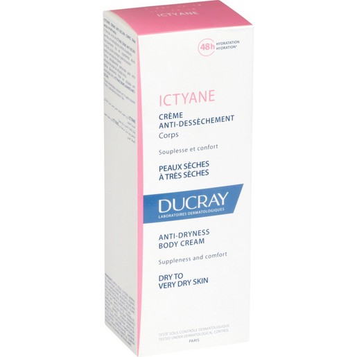 Ducray Ictyane Body Creme Κρέμα Σώματος Κατά της Ξηρότητας, Παρέχει Ελαστικότητα & Άνεση στο Ξηρό, Πολύ Ξηρό Δέρμα 200ml Ducray Ictyane Body Creme Κρέμα Σώματος Κατά της Ξηρότητας, Παρέχει Ελαστικότητα & Άνεση στο Ξηρό, Πολύ Ξηρό Δέρμα 200ml