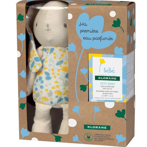 Klorane Promo Bebe Petit Brin Scented Water for Baby 50ml & Δώρο White Rabbit Soft Toy 1 Τεμάχιο