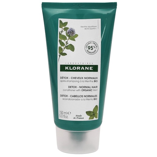 Klorane Detox Normal Hair Conditioner with Organic Mint 150ml Klorane Detox Normal Hair Conditioner with Organic Mint 150ml