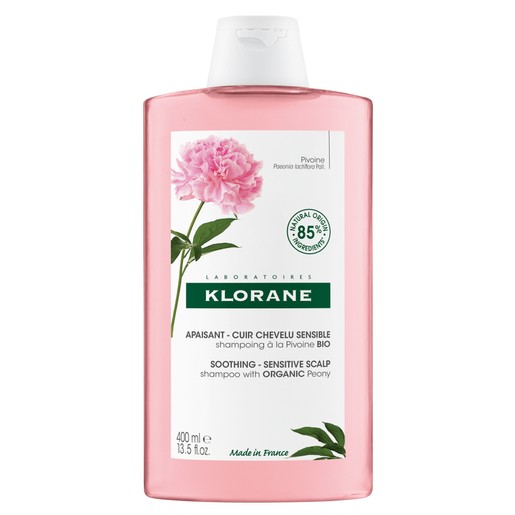 Klorane Pivoine Soothing & Sensitive Scalp Shampoo 400ml Klorane Pivoine Soothing & Sensitive Scalp Shampoo 400ml
