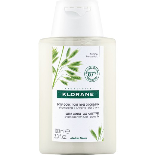 Klorane Oat Shampoo All Hair Types - 100ml Klorane Oat Shampoo All Hair Types - 100ml