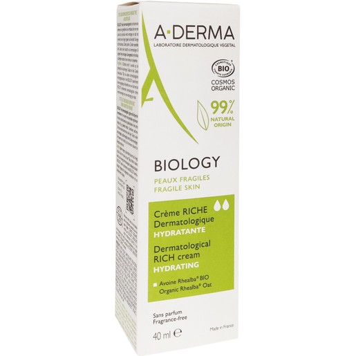 A-Derma Biology Dermatological Riche Cream Hydrating 40ml