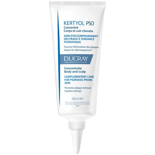 Ducray Kertyol PSO Concentrate Body & Scalp Complentary Care for Psoriasis - Prone Skin 100 ml