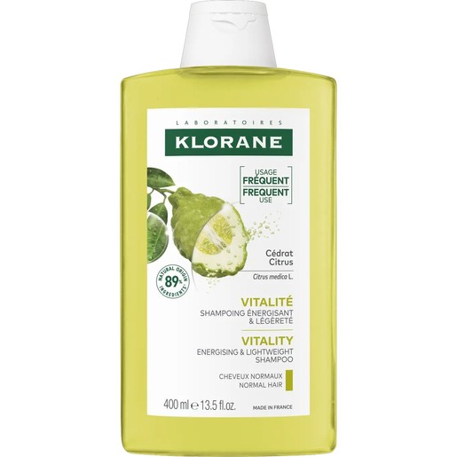 Klorane Citrus Shampoo Normal to Oily Hair 400ml
