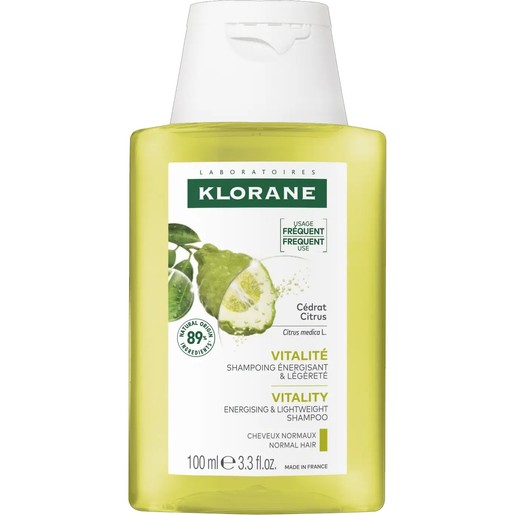 Klorane Citrus Shampoo Normal to Oily Hair Travel Size 100ml