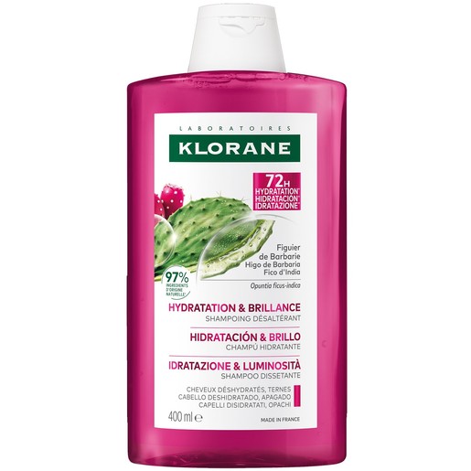 Klorane Prickly Pear 72H Hydration & Shine Shampoo 400ml