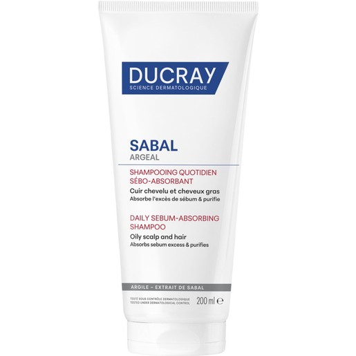 Ducray Sabal Argeal Daily Sebum Absorbing Shampoo 200ml Ducray Sabal Argeal Daily Sebum Absorbing Shampoo 200ml