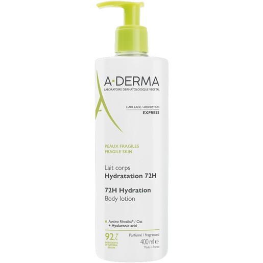 A-Derma The Essentials Express Absorption 72h Hydration Body Lotin 400ml