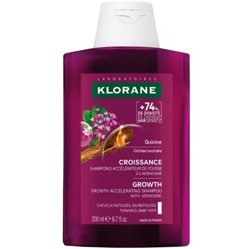 Klorane Growth Accelerator with Adenosine Shampoo 200ml