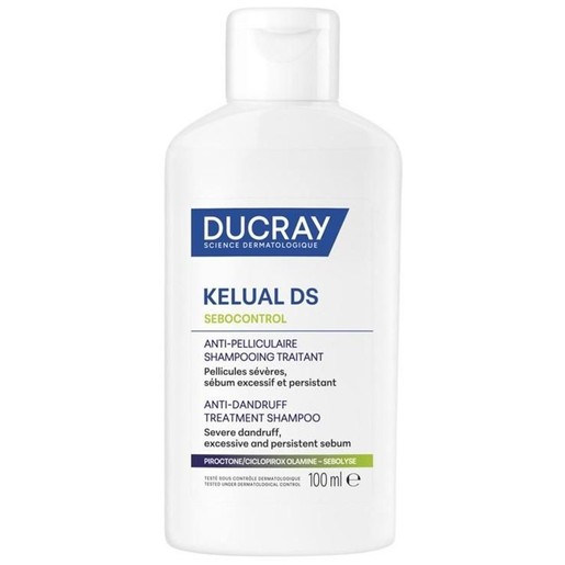 Ducray Kelual Ds Sebocontrol Anti-Dandruff Shampoo 100ml
