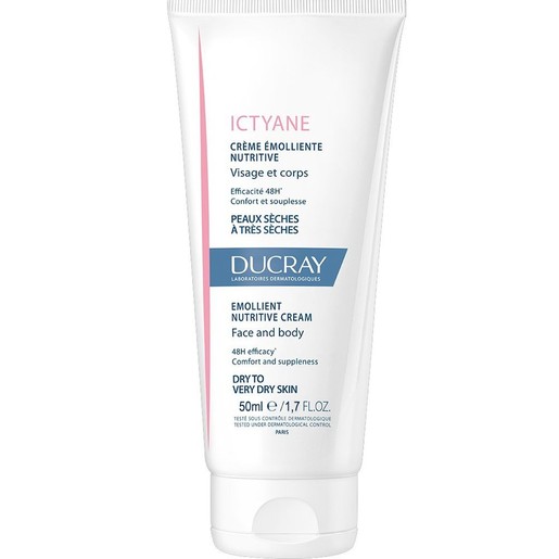 Ducray Ictyane Emolliente Nutritive Face & Body Cream 50ml