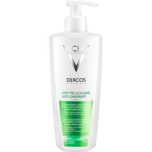 Vichy Dercos Anti-Dandruff Shampoo Normal - Oily Hair 390ml Vichy Dercos Anti-Dandruff Shampoo Normal - Oily Hair 390ml