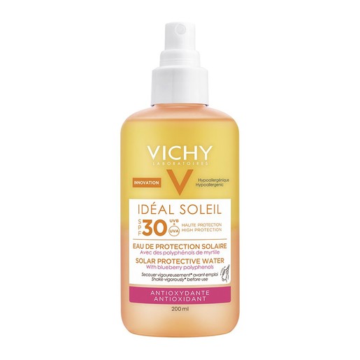 Vichy Ideal Soleil Solar Protective Water With Blueberry Polyphenols Spf30, 200ml Vichy Ideal Soleil Solar Protective Water With Blueberry Polyphenols Spf30, 200ml