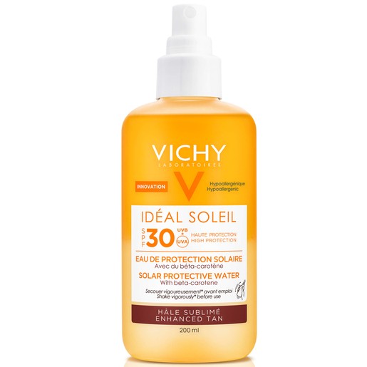 Vichy Ideal Soleil Solar Protective Water With Beta Carotene Spf30, 200ml Vichy Ideal Soleil Solar Protective Water With Beta Carotene Spf30, 200ml
