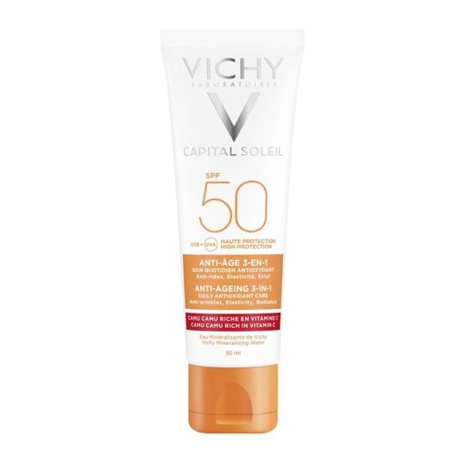 Vichy Capital Soleil Spf50 Anti-Age Antioxidant 3 in 1, 50ml Vichy Capital Soleil Spf50 Anti-Age Antioxidant 3 in 1, 50ml