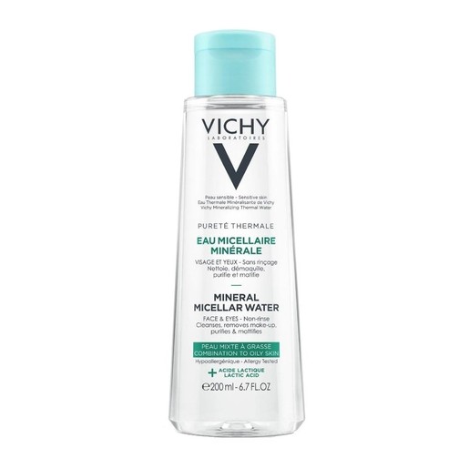 Vichy Purete Thermale Mineral Micellar Water για Μικτή - Λιπαρή Επιδερμίδα 200ml Vichy Purete Thermale Mineral Micellar Water για Μικτή - Λιπαρή Επιδερμίδα 200ml