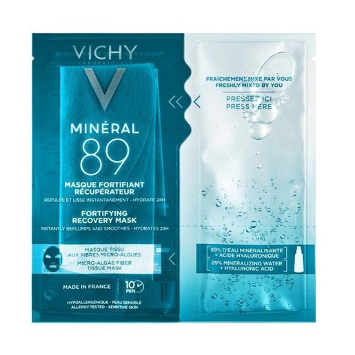 Vichy Mineral 89 Fortifying Instant Recovery Mask Μάσκα Ενδυνάμωσης & Επανόρθωσης 29gr Vichy Mineral 89 Fortifying Instant Recovery Mask Μάσκα Ενδυνάμωσης & Επανόρθωσης 29gr