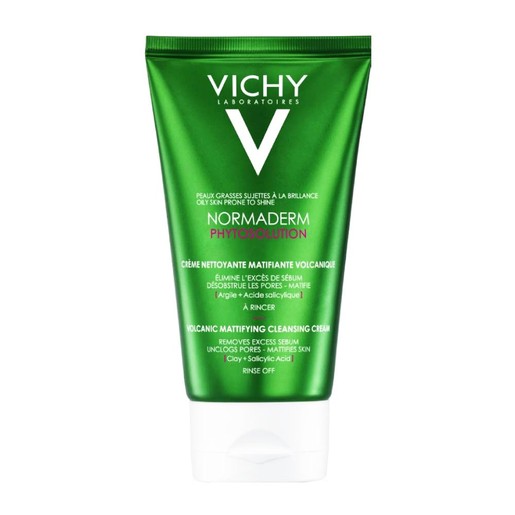 Vichy Normaderm Phytosolution Volcanic Mattifying Cleansing Cream Για Εντατικό Καθαρισμό και ματ Αποτέλεσμα 125ml Vichy Normaderm Phytosolution Volcanic Mattifying Cleansing Cream Για Εντατικό Καθαρισμό και ματ Αποτέλεσμα 125ml