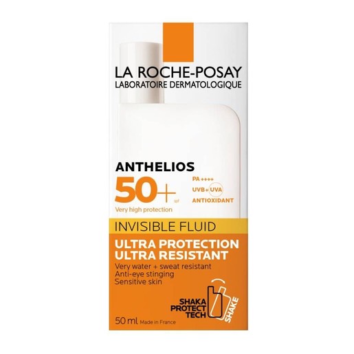 La Roche-Posay Anthelios Fluide Invisible Shaka SPF50+ Λεπτόρρευστη Αντηλιακή Κρέμα για το Πρόσωπο Πολύ Υψηλής Προστασίας 50ml La Roche-Posay Anthelios Fluide Invisible Shaka SPF50+ Λεπτόρρευστη Αντηλιακή Κρέμα για το Πρόσωπο Πολύ Υψηλής Προστασίας 50ml