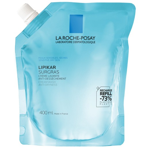 La Roche-Posay Lipikar Surgras Anti-Dryness Cream Wash 400ml Refill La Roche-Posay Lipikar Surgras Anti-Dryness Cream Wash 400ml Refill