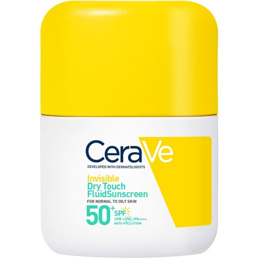 Cerave Invisible Dry Touch Fluid Spf50+ Sunscreen 50ml