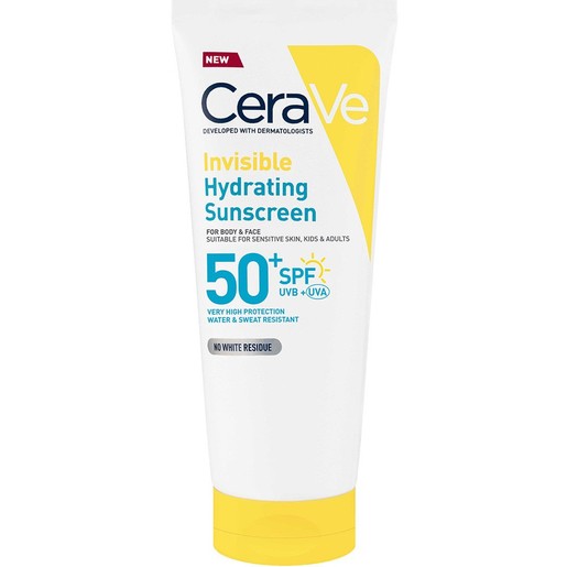 Cerave Invisible Hydrating Spf50+ Sunscreen 75ml