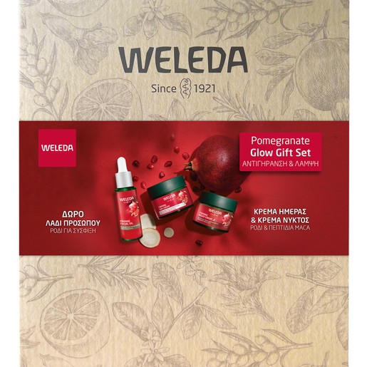 Weleda Promo Pomegranate Firming Night Face Cream 40ml & Day Face Cream 40ml & Δώρο Facial Oil 30ml