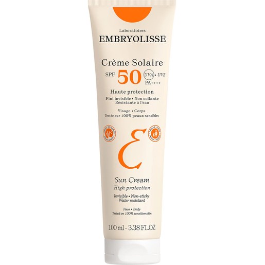 Embryolisse Creme Solaire Spf50 High Protection Face & Body Sun Cream 100ml