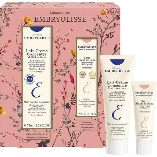 Embryolisse Promo Lait-Creme Concentre Multi-Function Nourishing Moisturizer 75ml & Radiant Complexion Cream Rose Glow 30ml