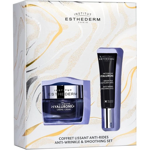 Institut Esthederm Promo Intensive Hyaluronic+ Anti Wrinkle Smoothing Cream 50ml & Hyaluronic+ Anti-Wrinkle Refreshing Eye Serum 15ml