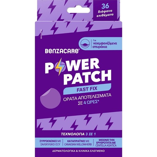 Benzacare Power Patch 36 Τεμάχια