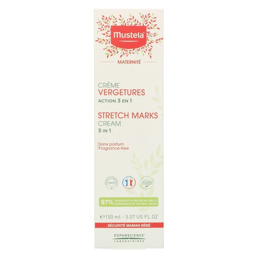 Mustela Maternity Stretch Marks Cream Κρέμα Μείωσης των Ραγάδων Χωρίς Άρωμα 150ml Mustela Maternity Stretch Marks Cream Κρέμα Μείωσης των Ραγάδων Χωρίς Άρωμα 150ml