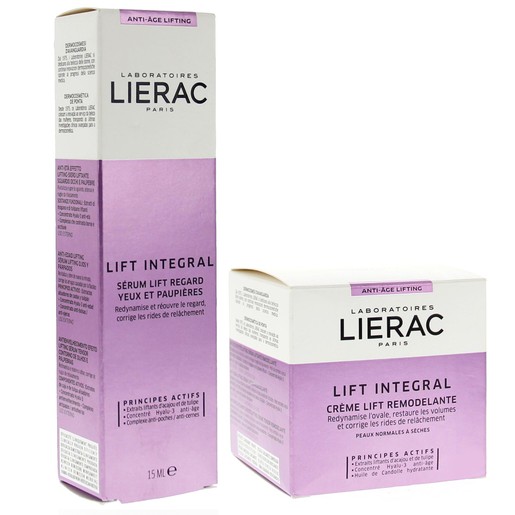 Lierac Πακέτο Προσφοράς Lift Integral Serum Yeux & Paupieres 15ml &Δώρο Lift Integral Creme για Κανονικές-Ξηρές Επιδερμίδες 15ml Lierac Πακέτο Προσφοράς Lift Integral Serum Yeux & Paupieres 15ml &Δώρο Lift Integral Creme για Κανονικές-Ξηρές Επιδερμίδες 15ml