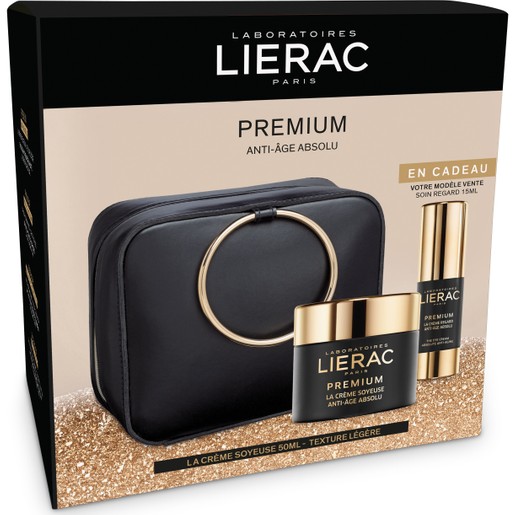 Lierac Gift Box Premium La Creme Soyeuse Legere Μεταξένια Κρέμα Απόλυτης Αντιγήρανσης 50ml,Δώρο Premium Yeux 15ml &Κομψό Νεσεσέρ Lierac Gift Box Premium La Creme Soyeuse Legere Μεταξένια Κρέμα Απόλυτης Αντιγήρανσης 50ml,Δώρο Premium Yeux 15ml &Κομψό Νεσεσέρ
